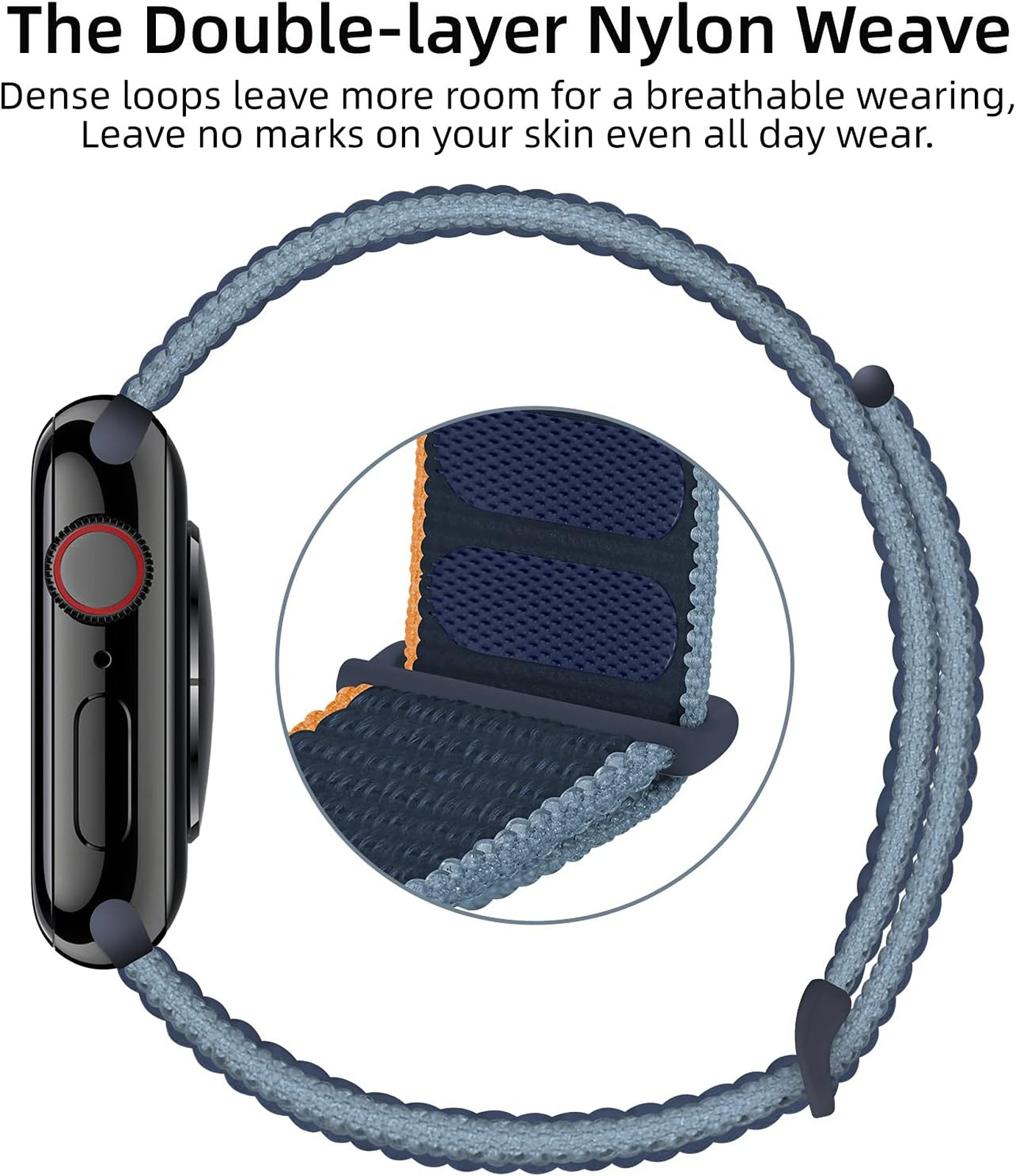 Sport Loop Nylon Band for Apple Watch Series 11 10 9 8 7 6 5 4 SE Ultra 3 2 1
