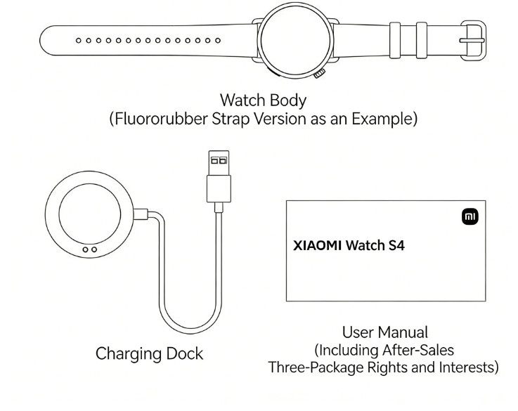 Xiaomi Watch S4 41mm, Smartwatch w/ SpO2 Sleep Monitor, HyperOS