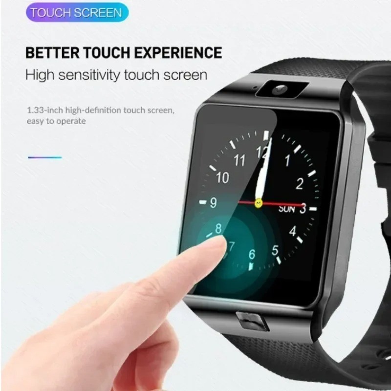 XIAOMI Bluetooth Smart Watch Camera Waterproof Phone Mate Android Samsung iPhone