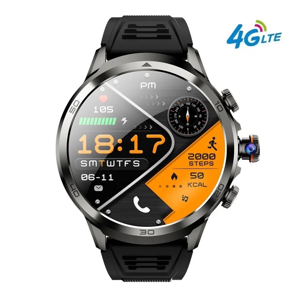 H19 32g Ram 256 Rom 1.95 4G Android 8.1 HD Rotating Camera GPS 1990mAh black