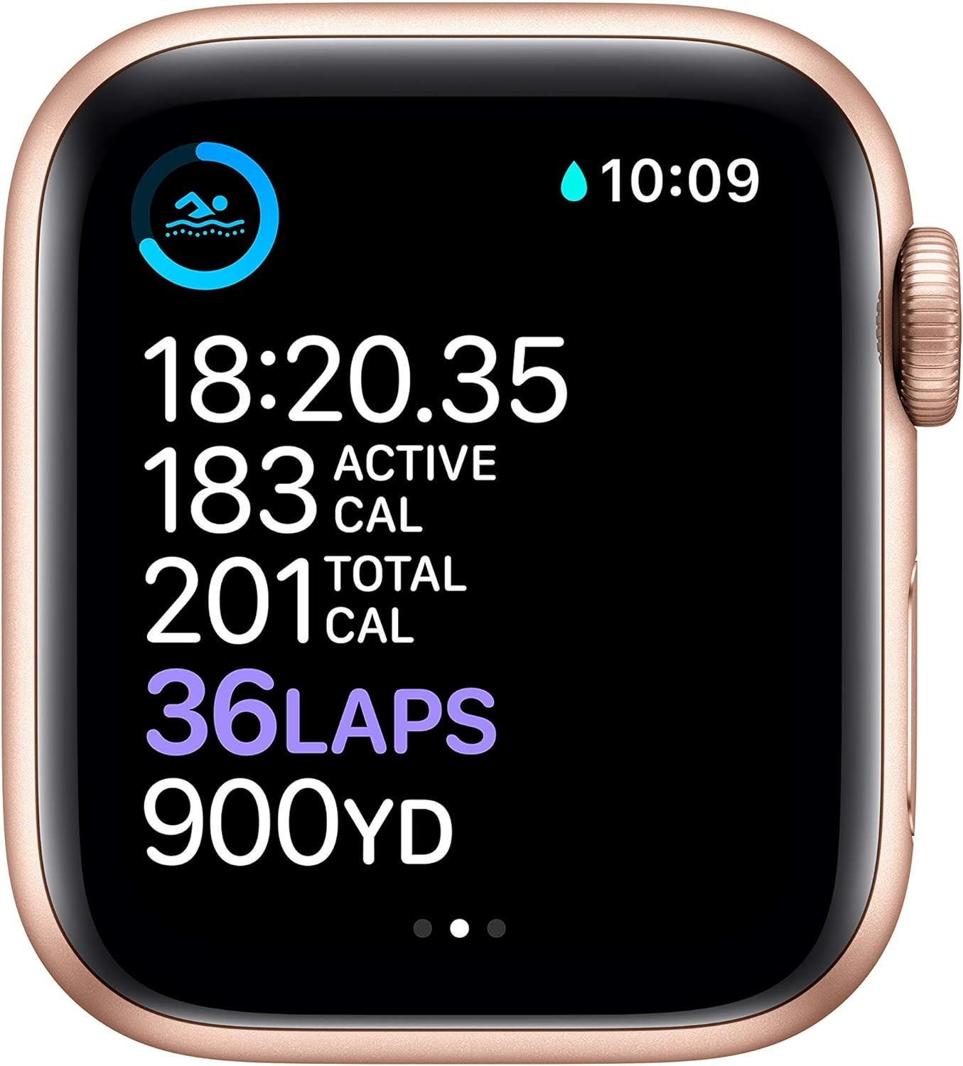 Apple Watch Series 6 Aluminum 44mm A2292 (GPS Only, No Cellular) Gold (Good)
