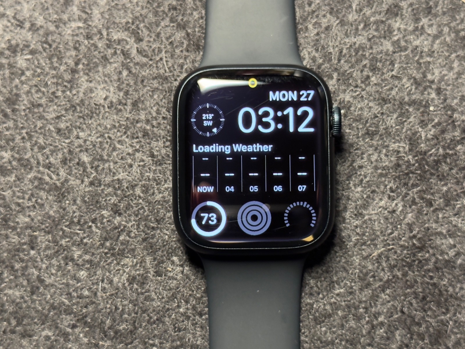 Used Apple Watch Series 8 45mm Midnight M/L sport band