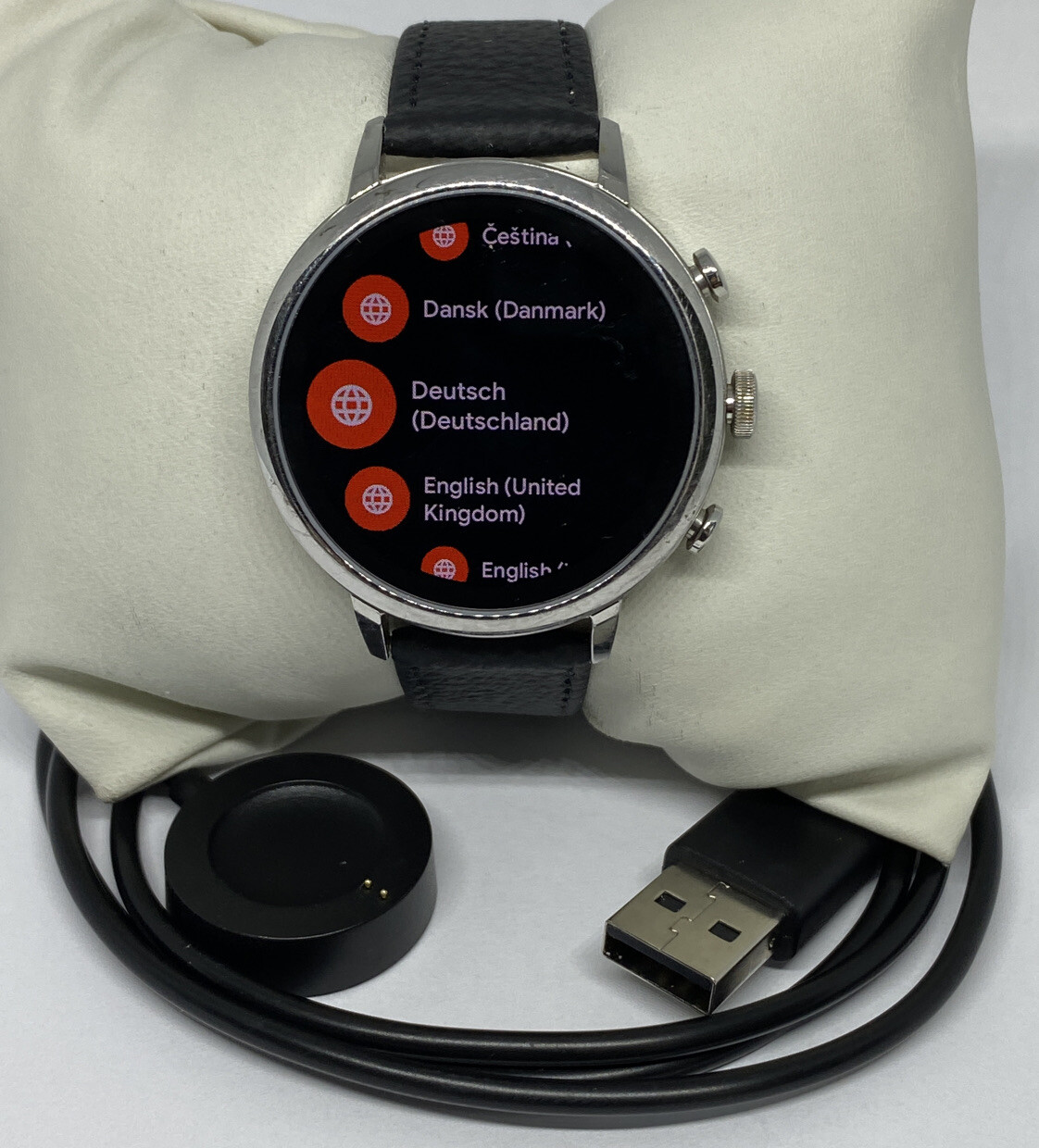 Fossil Gen 4 Authentic Digital Dial Smart Watch Custom Band FTW6016 DC510
