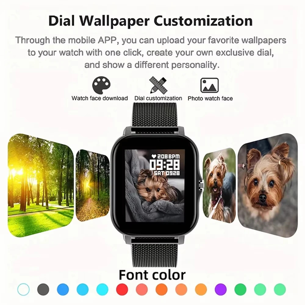 Y13 Pro Max Smart Watch – Bluetooth Call, Full Touch Fitness Tracker 2026