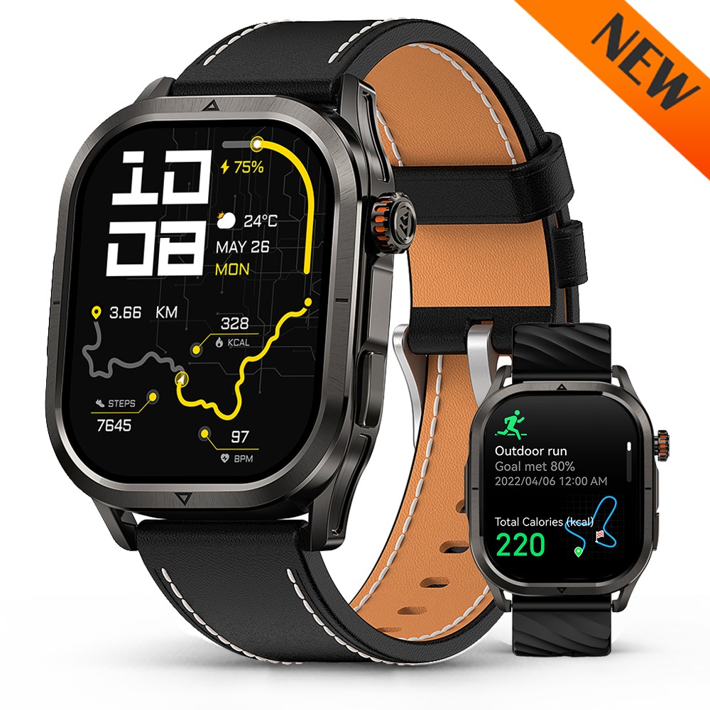 KOSPET MAGIC P10 Smart Watch for Men & Women with GPS 50-Day Battery Life 1.96″
