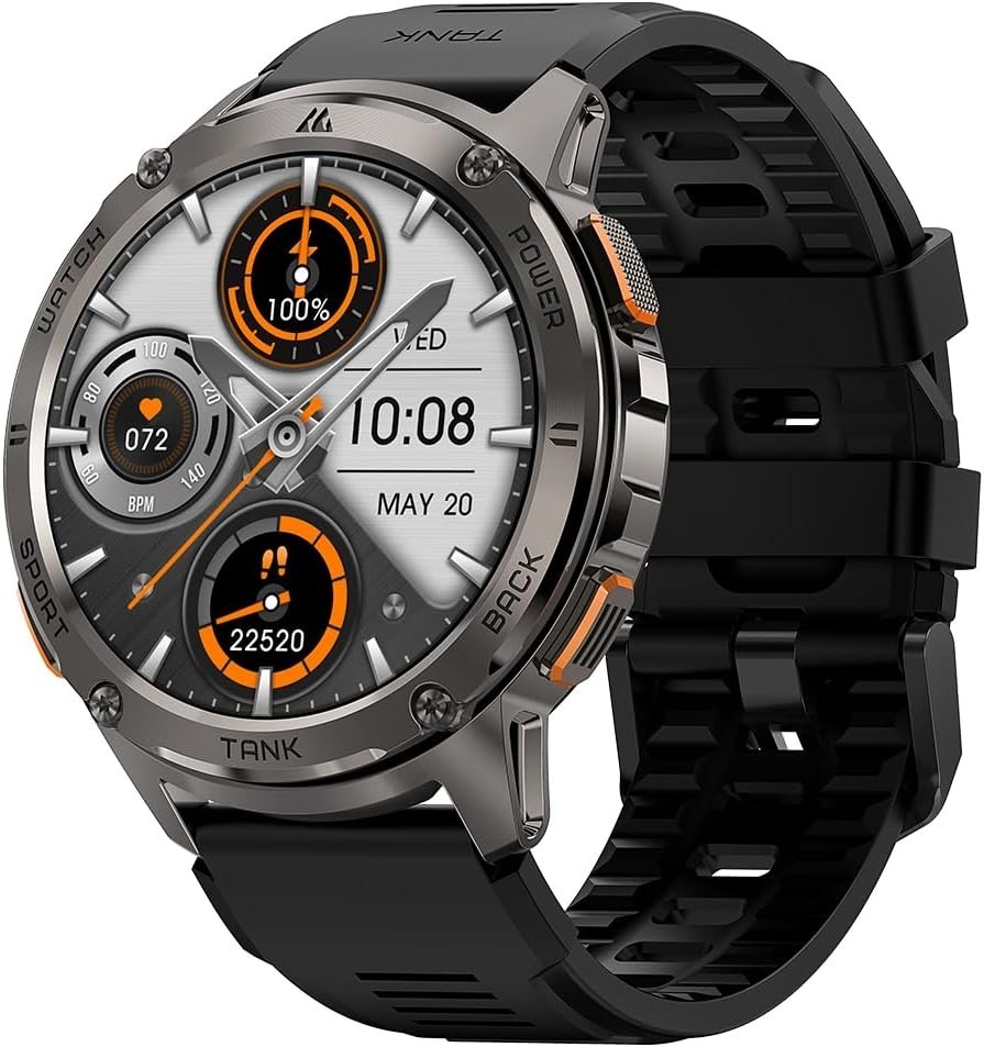 KOSPET Smart Watch for Men, 60 Days Extra-Long Battery, 50M Waterproof for Sw…