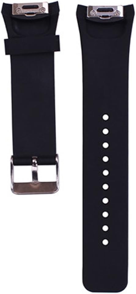 1PC Silicone Strap Compatible with Samsung Gear S2 Smartwatch Black
