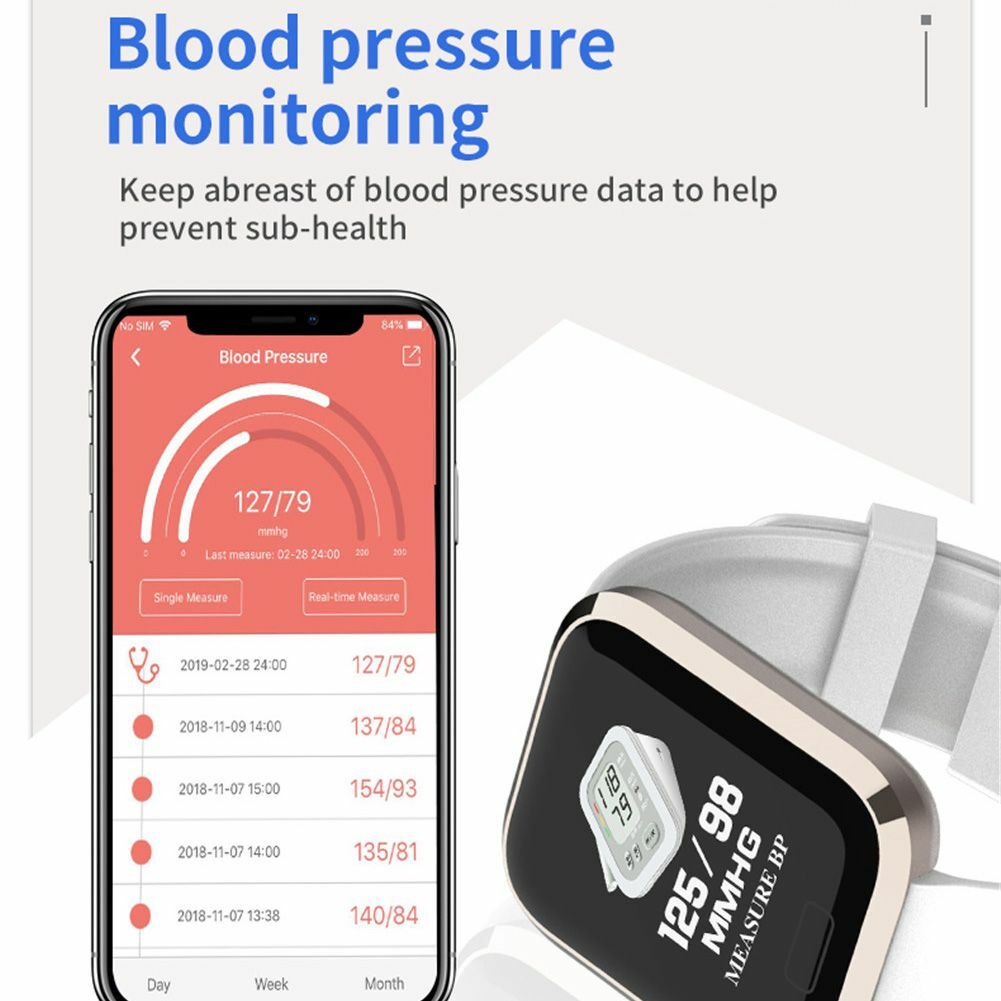 Bluetooth Smart Watch Waterproof Sport Bracelet Call Remind Fitness Bracelet