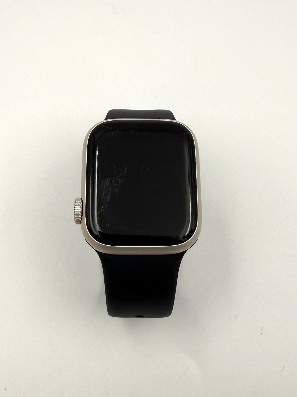Apple Watch Series 8 41mm GPS 32GB Silver Aluminum Case w/ Black Band