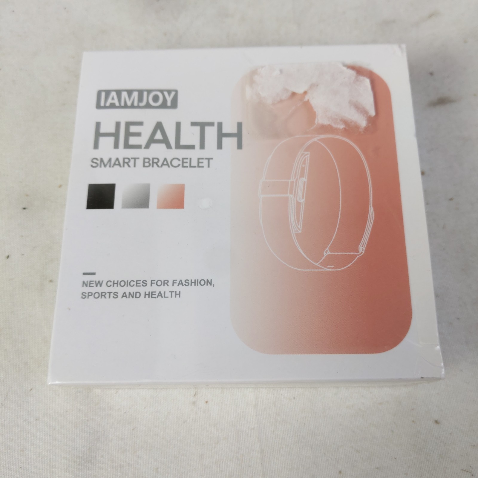 IAMJOY Smart Health Wristband, Wearable Activity & Fitness Tracker Black