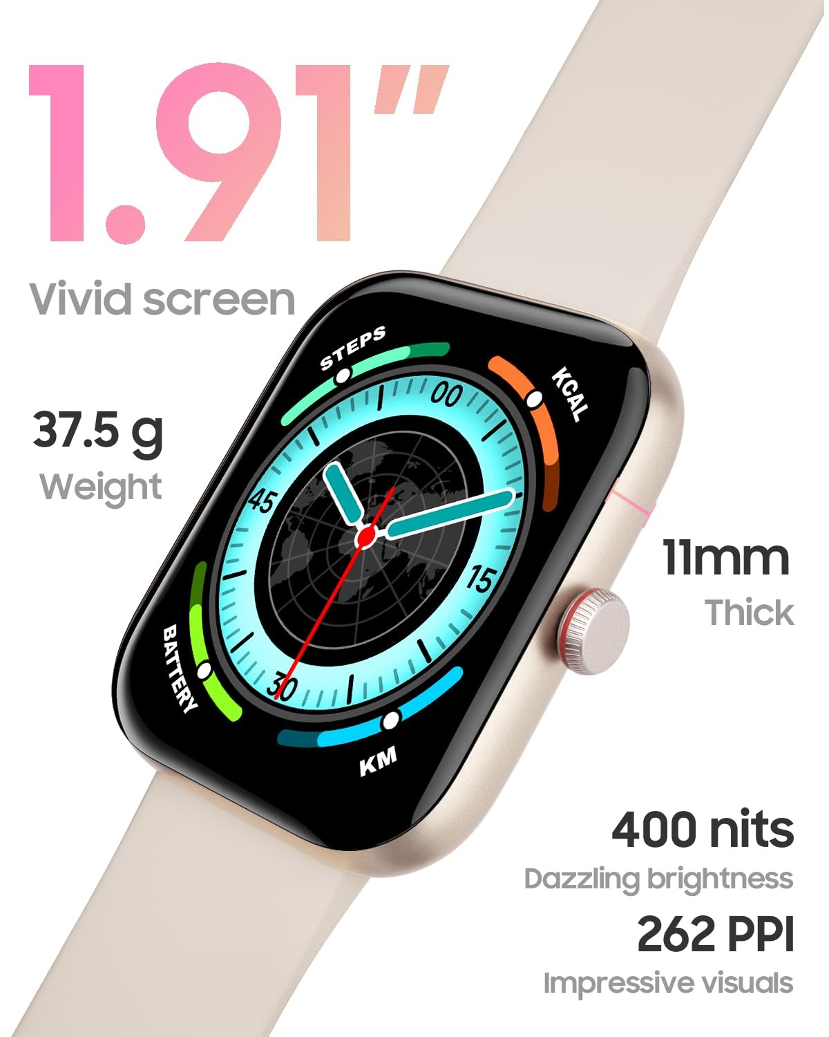 Smart Watch for Women Alexa Built-in Answer/Make Calls 1.91″ HD Screen Fitnes…