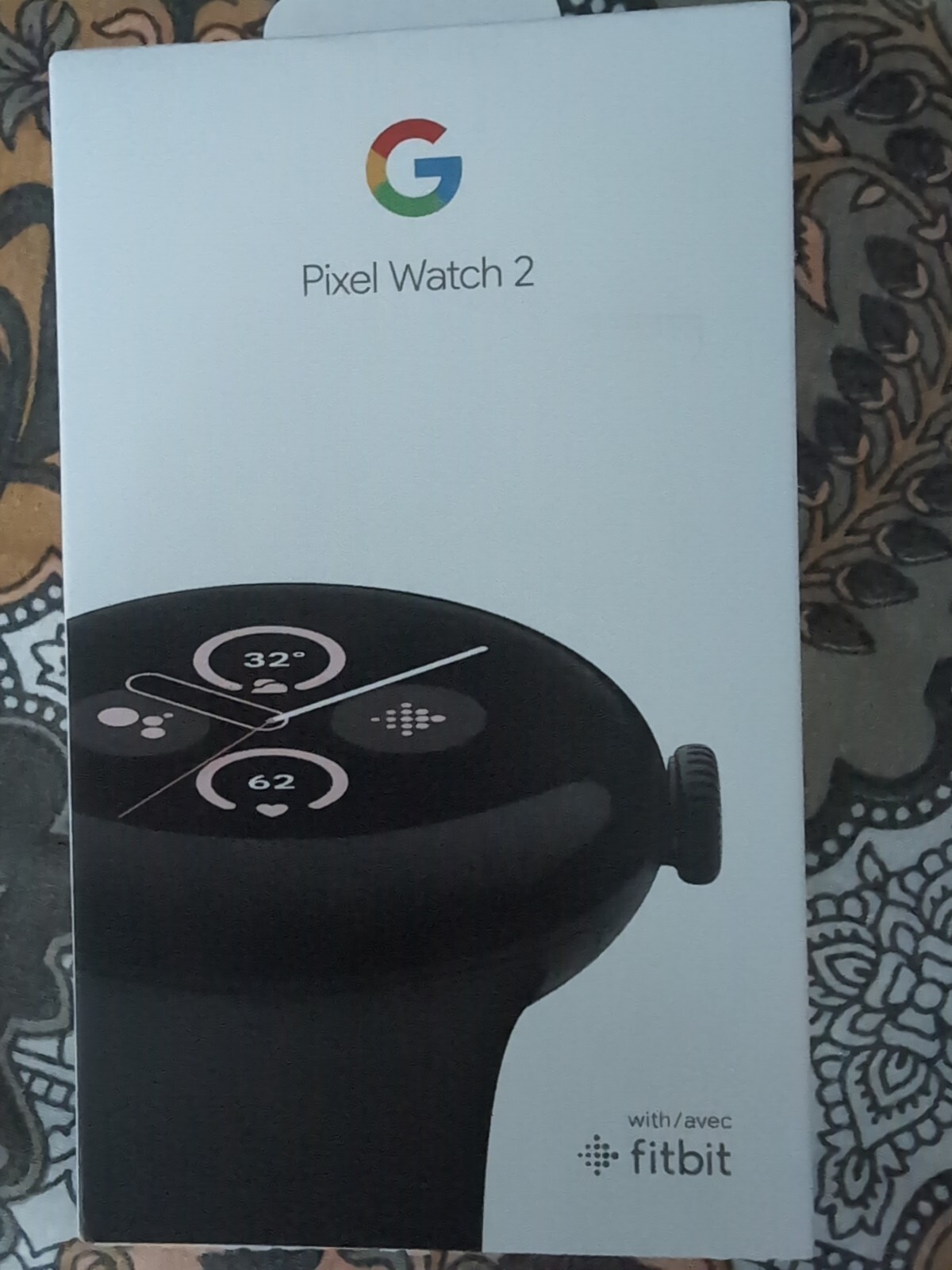 BRAND NEW & SEALED Google Pixel Watch 2 WiFi Matte Black w/Obsidian Active Band