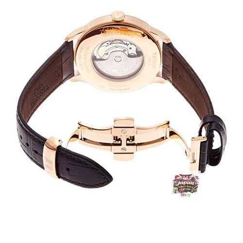 Tissot Chemin des Tourelles Automatic Powermatic 80 Watch Silver Dial Leather