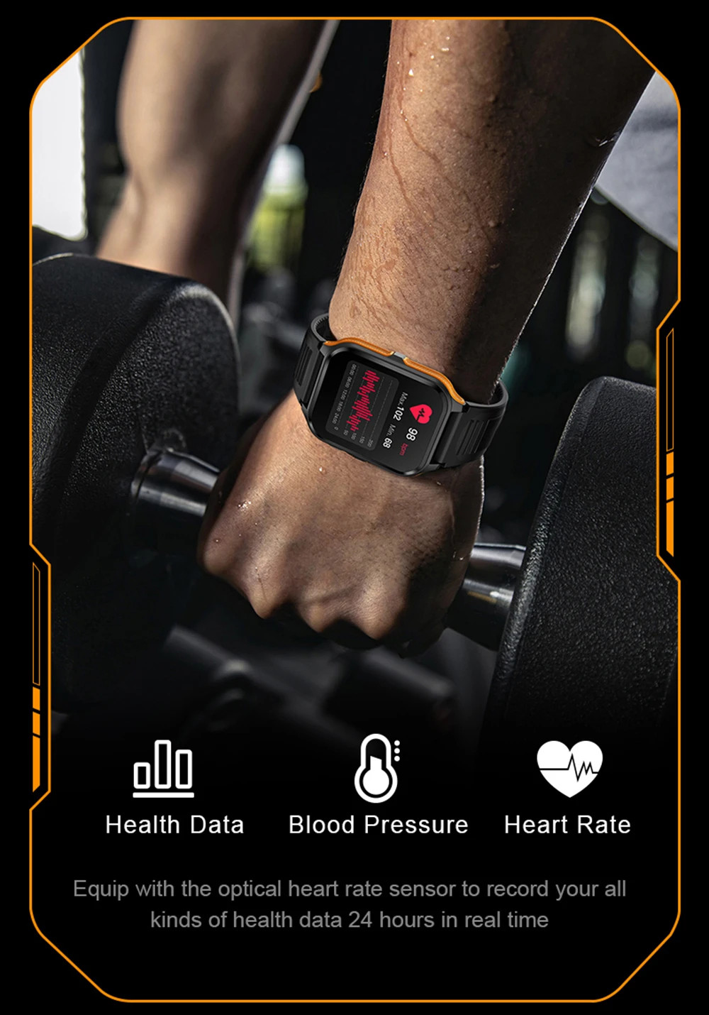 COLMI P73 1.9″ Bluetooth Call Smartwatch For Xiaomi Android IOS, IP68 Watch