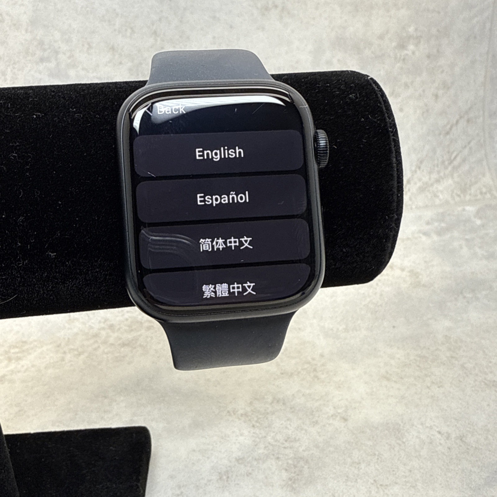 Apple Watch Series 7 45mm Blue Aluminum Case **Parts Only- Locked**