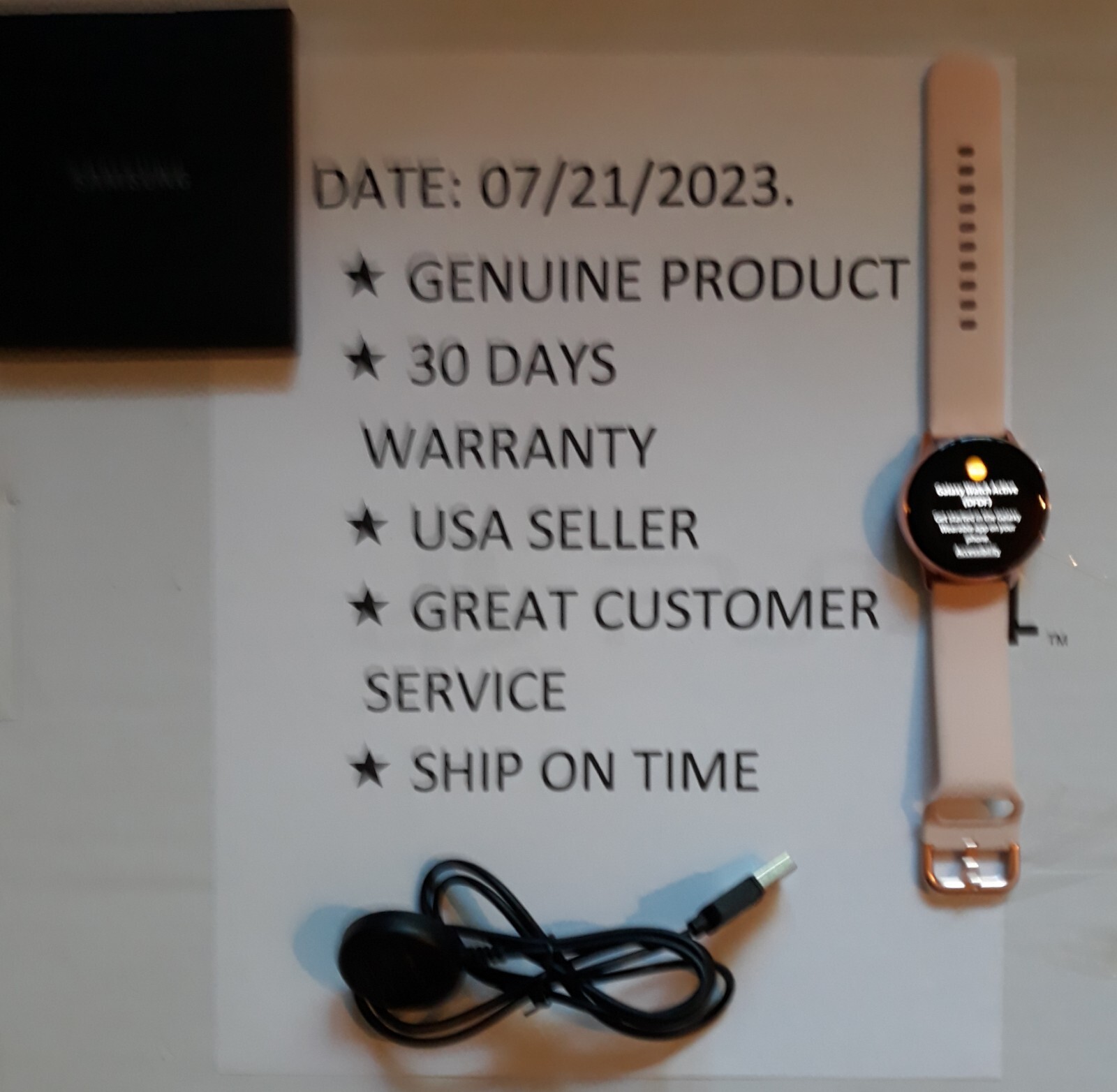 Samsung Galaxy Watch Active 2 40mm SM-R830 – Pink Gold – WiFi/Bluetooth/GPS