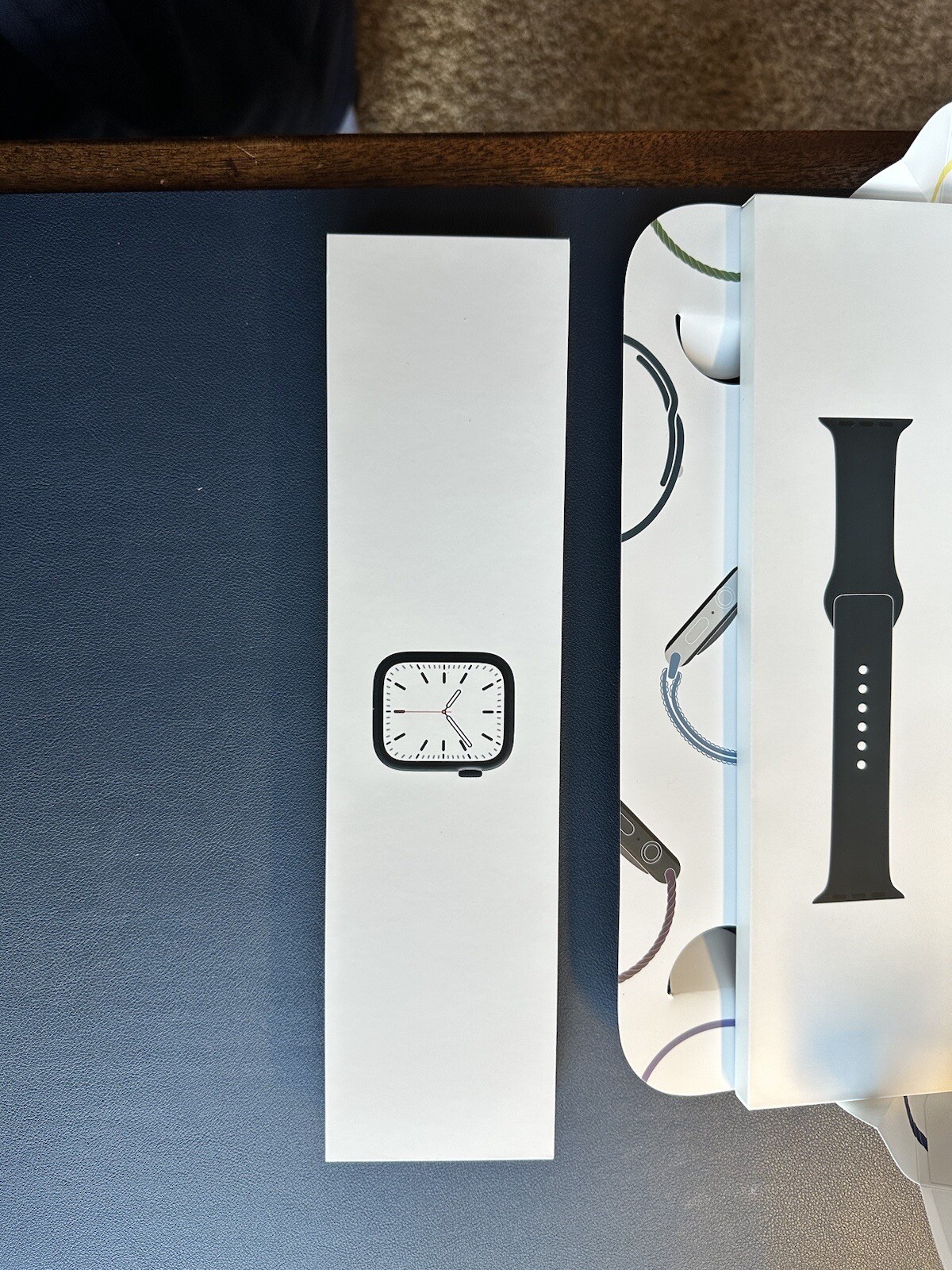Apple Watch Series 7 45mm Aluminum Case – Sport Band – Midnight, (GPS+cellular)