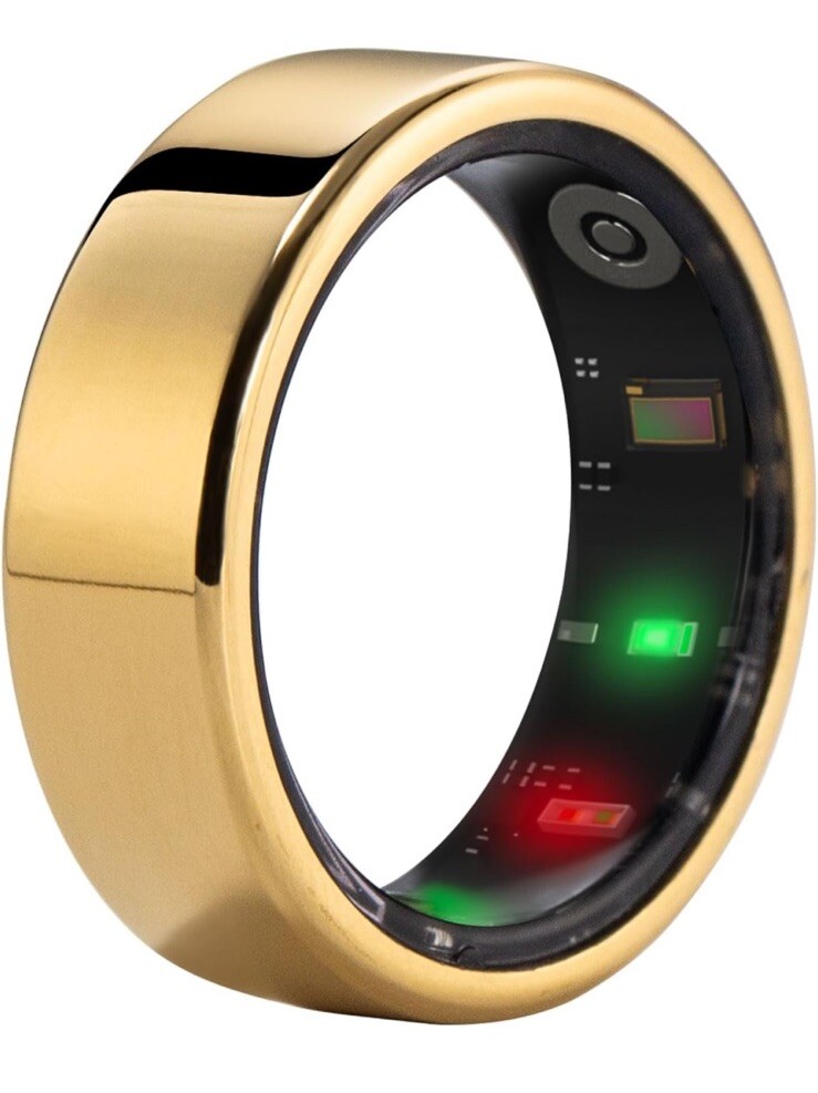 Amovan Smart Ring Health Tracker, Fitness Sleep Heart Rate Blood-Size 8