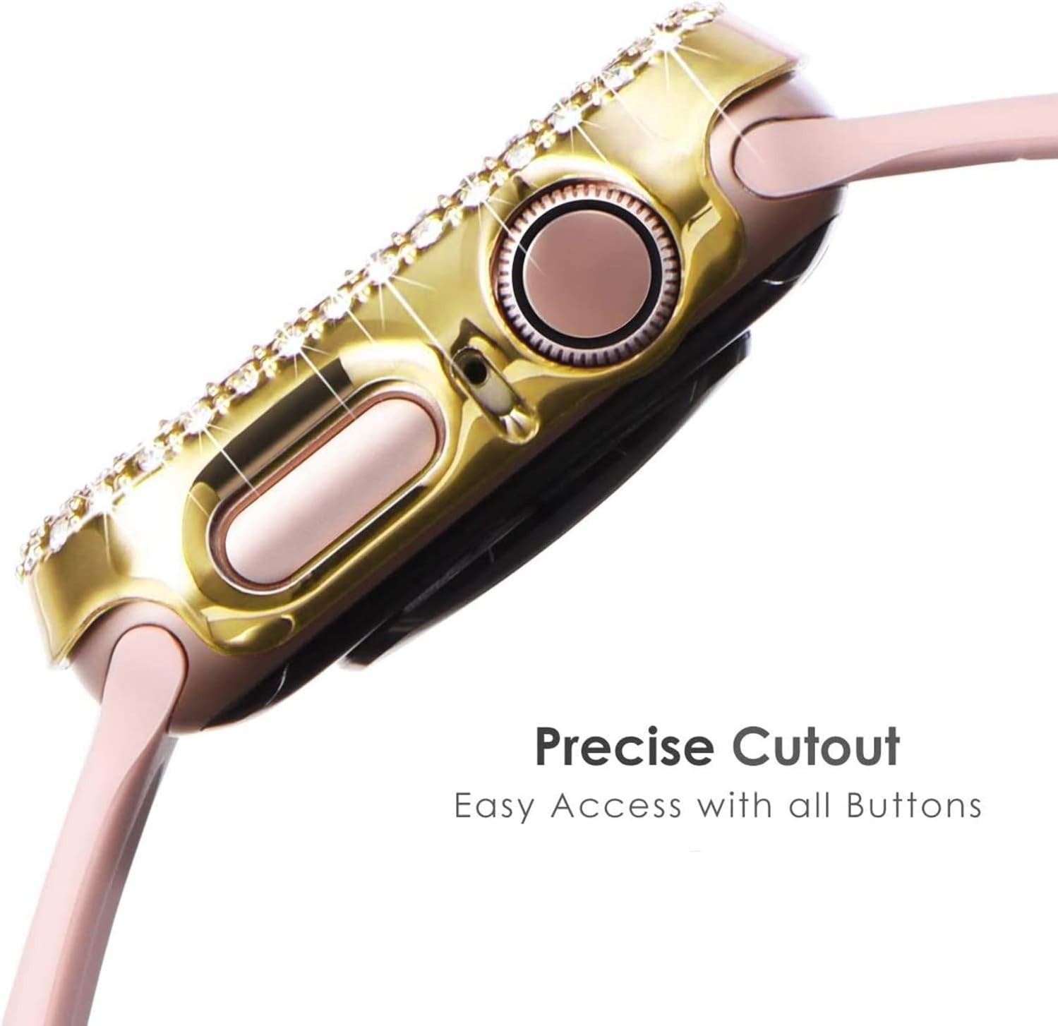 2-Pack Case For Apple Watch Ultra 3 / Ultra 2 (49mm) Bling Rhinestone Cover