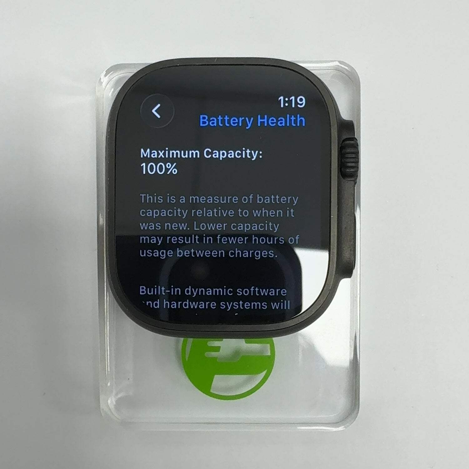 Unlocked Apple Watch Ultra 3 49MM Black Titanium MF0J4LW/A Face Only