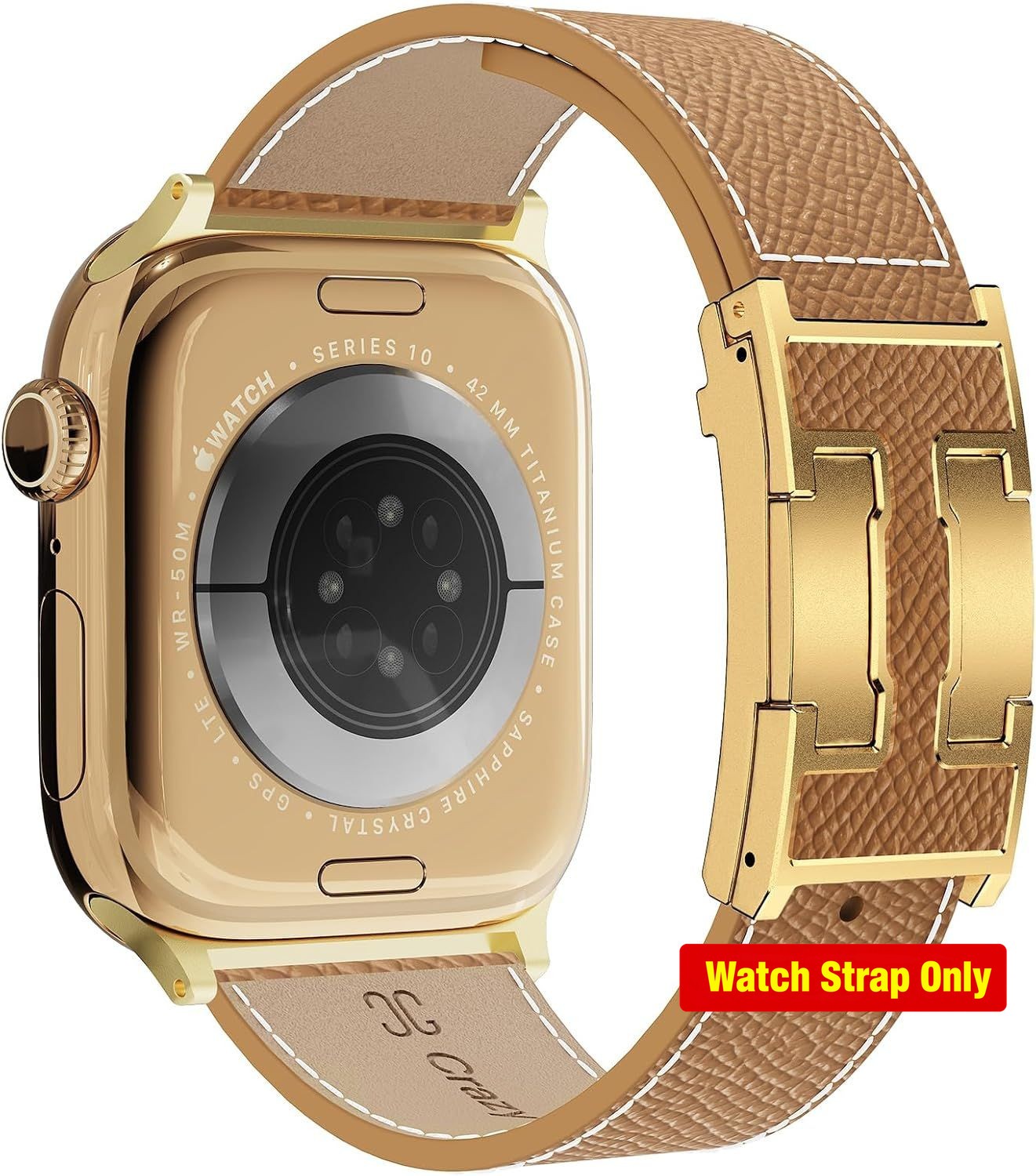 Leather Band for Apple Watch Ultra 49mm 45mm 44mm 42mm 41mm 40mm Magnetic Buckle