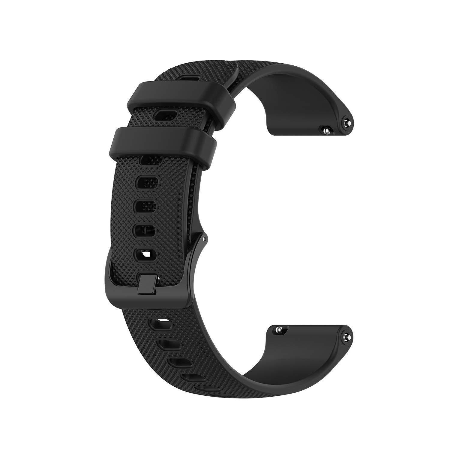Medium Black Silicone Watch Band for Bestinn Smart Watch Fitness Tracker