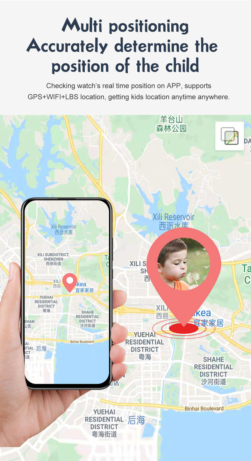 Children’s 4G Smartwatch Voice Video Calls GPS Tracker SOS SIM Support for Kids
