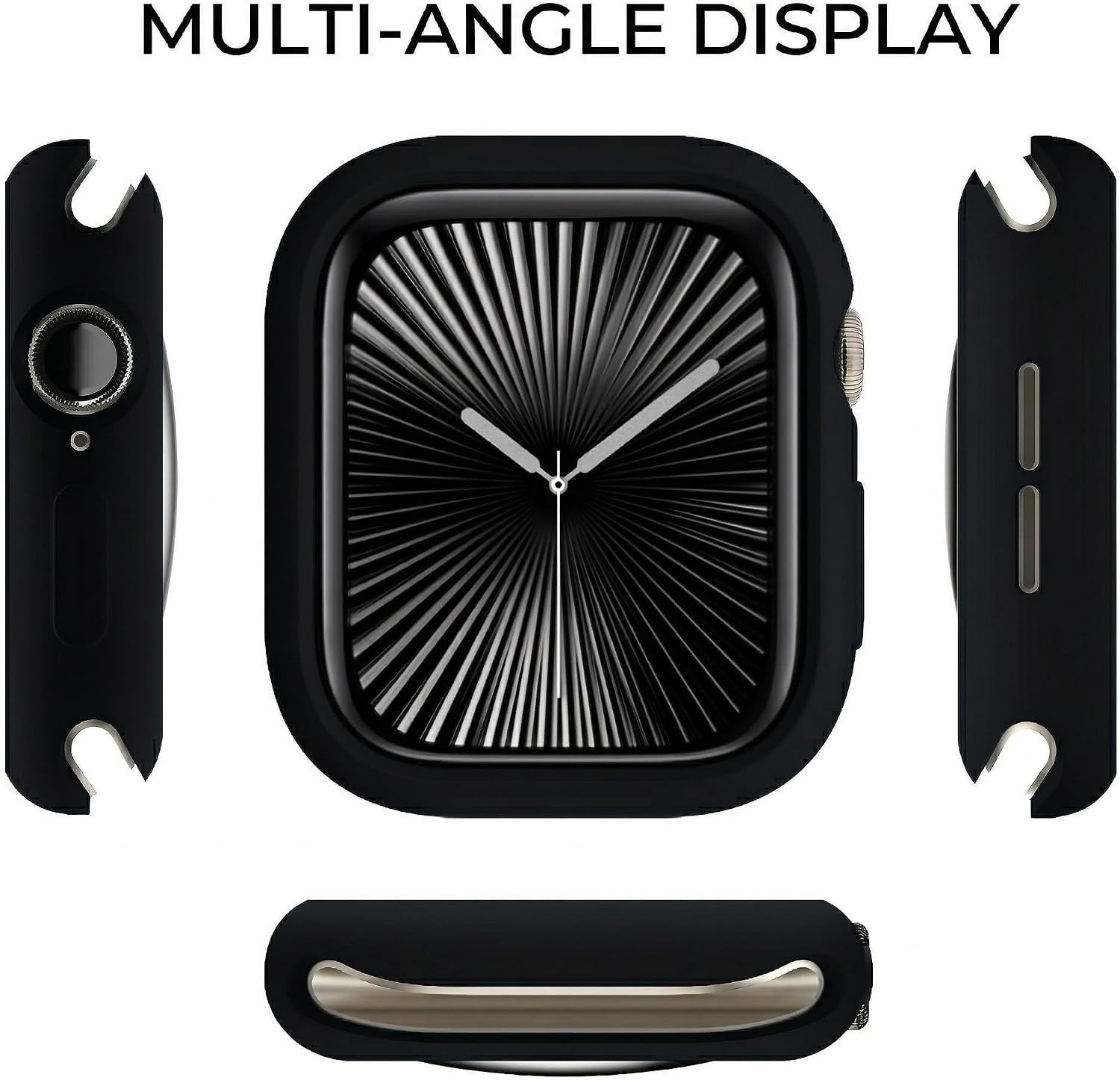 Slim Bumper Case for Apple Watch Series SE/6/5/4 40mm Soft Silicone TPU Cover