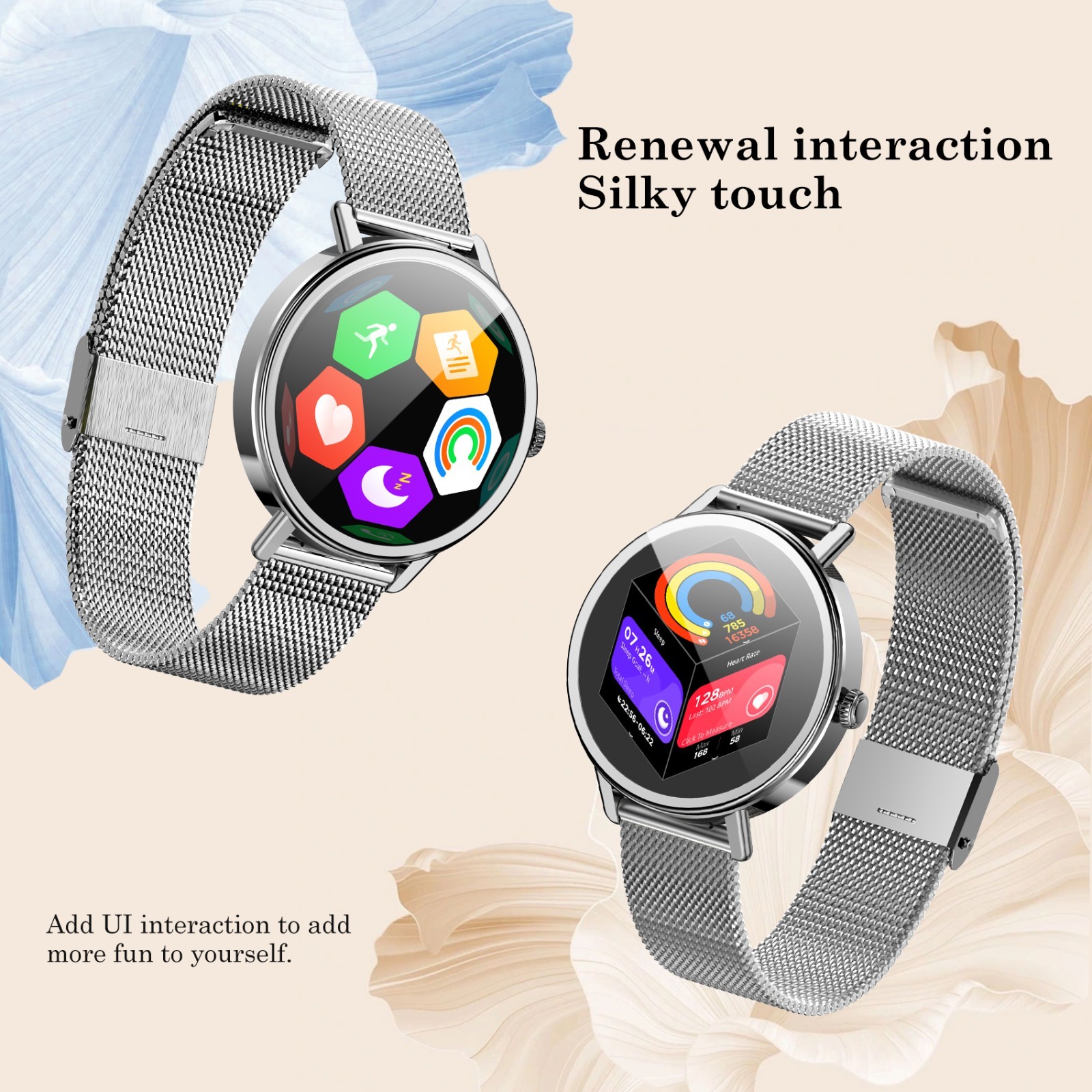 Smartwatch Women Ladies Fitness Tracker Watch Smart Watches For iOS Android US
