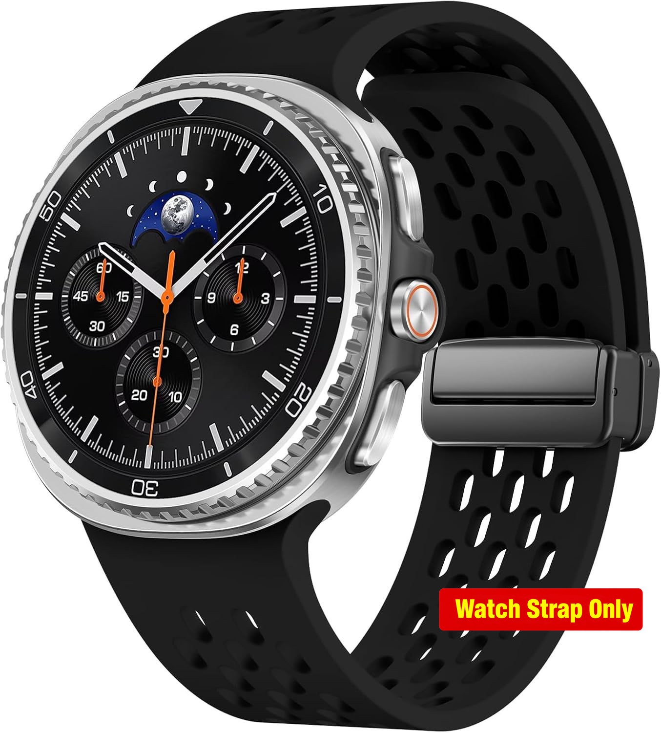 Magnetic Silicone Strap Compatible with Samsung Galaxy Watch 9/8 40mm 44mm