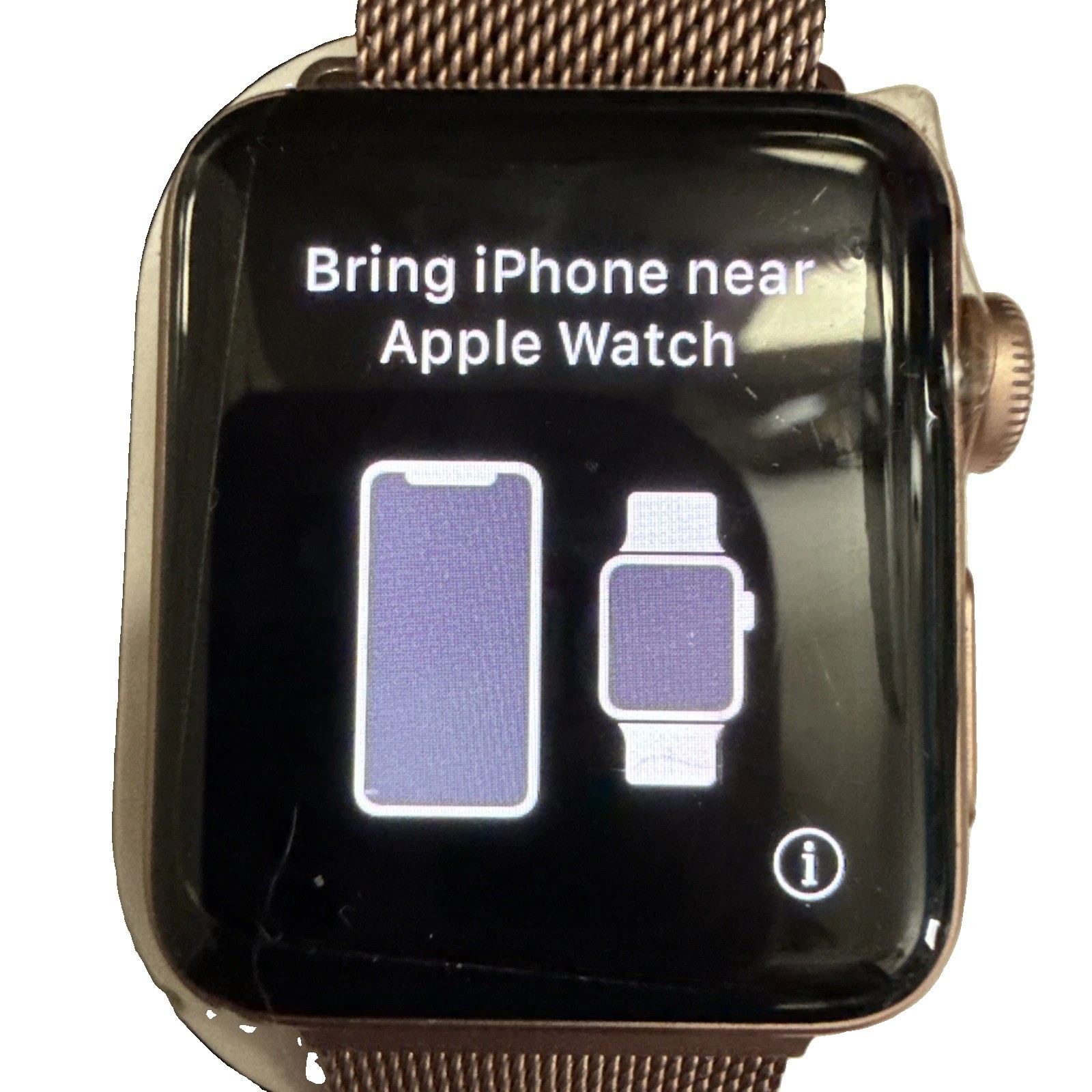 Apple Watch Series 3, 38mm, Rose Gold Unlocked Factory