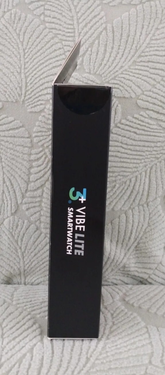 Sealed 3+ Vibe Lite Smartwatch Fitness Trackers Blood Oxygen Heart Rate Black