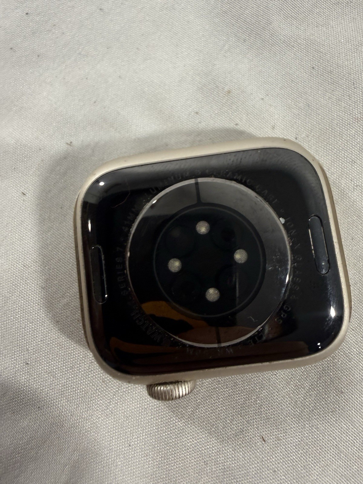 Broken Apple Watch Series 7 [GPS + Cellular 41mm] Stainless Steel A2475 Battery