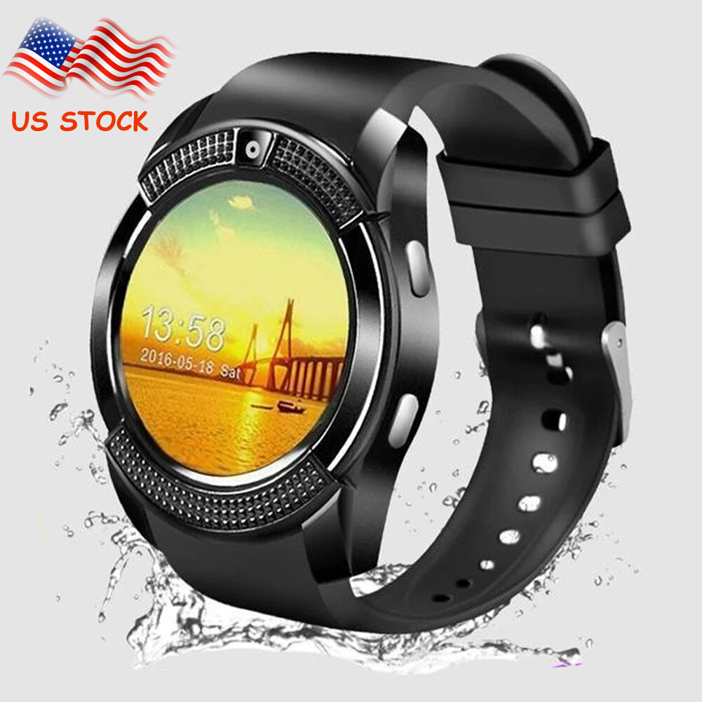 Touch Screen Bluetooth Smart Watch GSM Phone Fitness Tracker for Men Women Boys