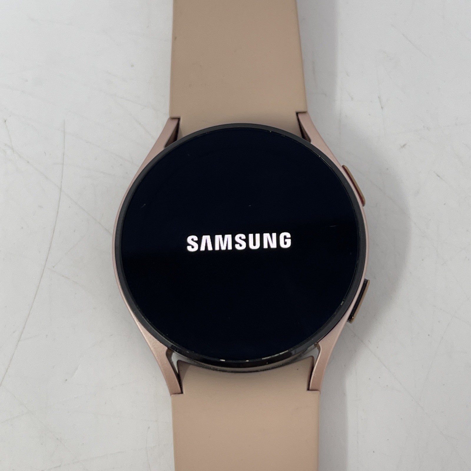 Samsung Galaxy Watch 4, 40MM Rose Gold Pink Band LTE-GPS SM-R865U Tested
