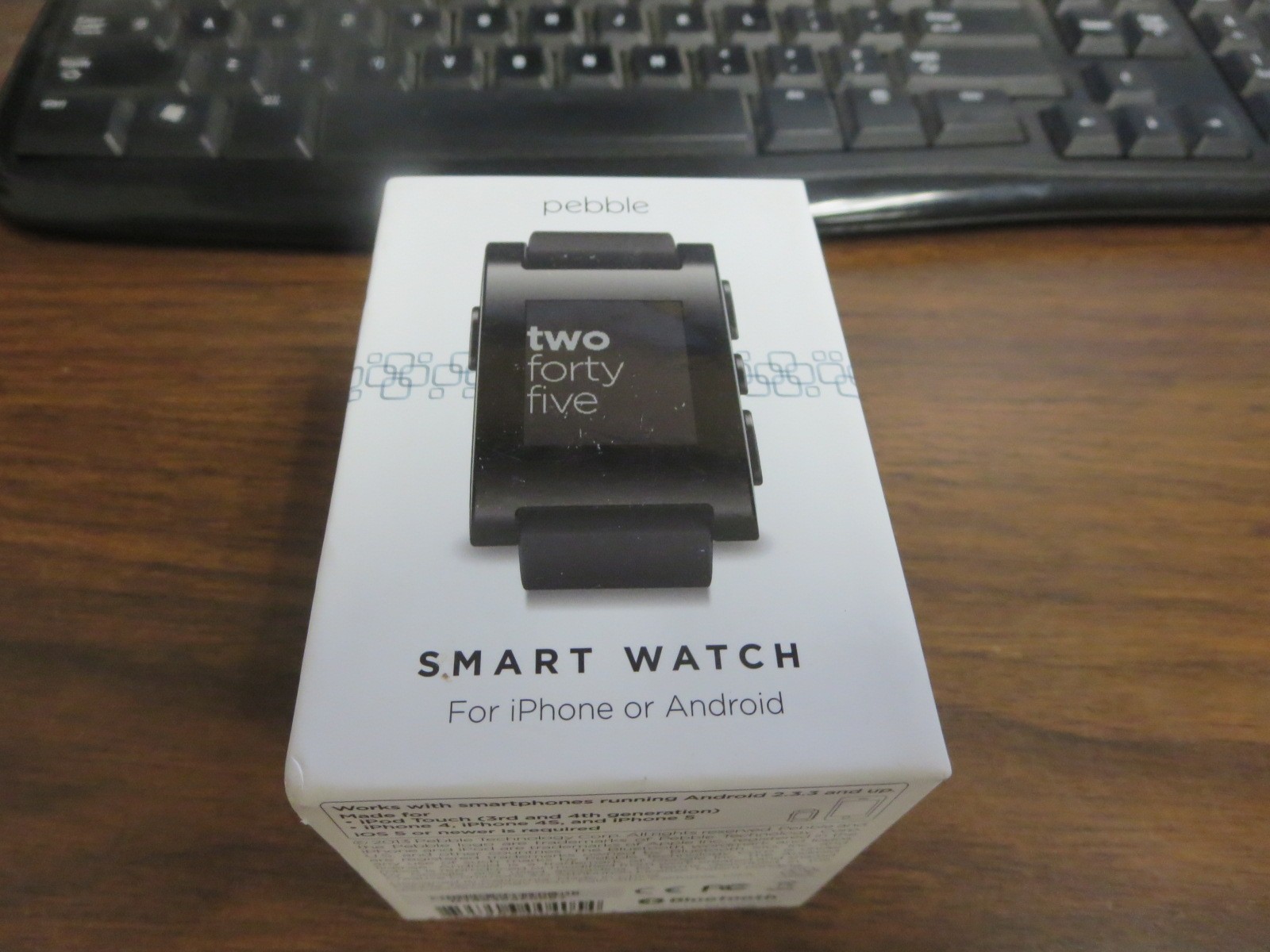 Pebble Classic Smartwatch 301BL Kick Starter OEM brand new but dead battery!