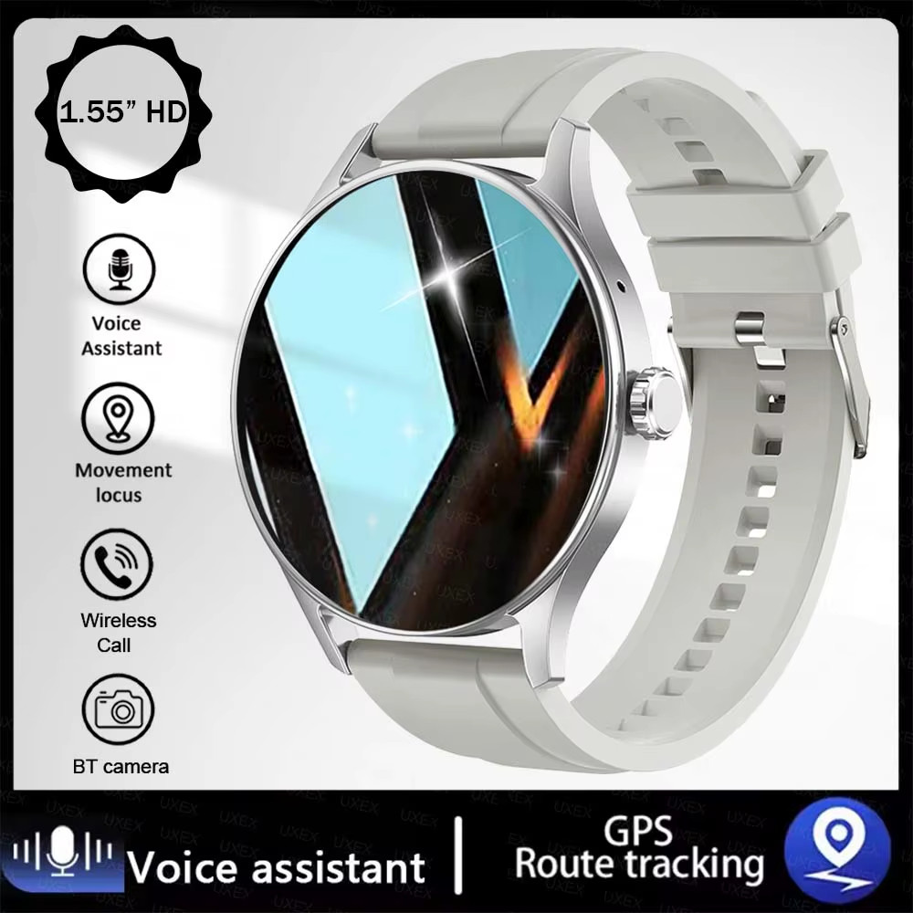 Smart Watch 1.55″ HD Touch Screen Bluetooth Call Health Tracker Men Women Fitnes