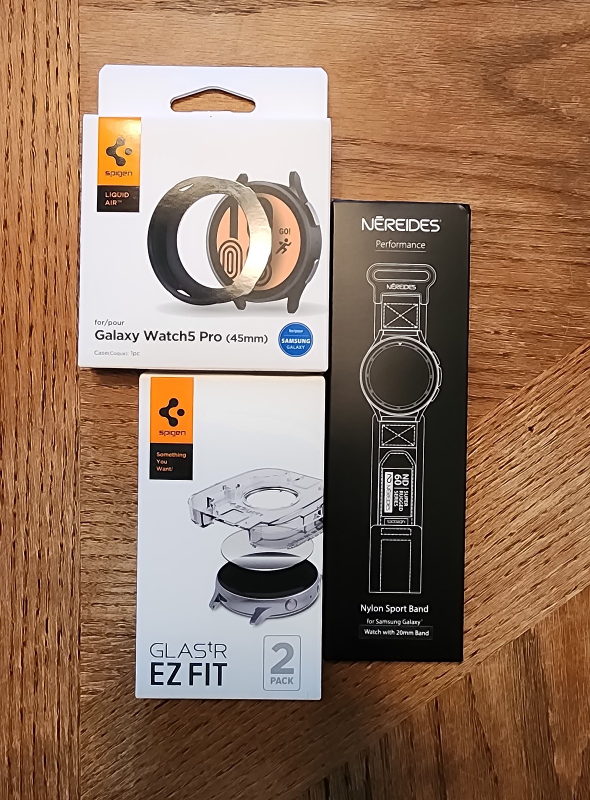 Samsung Galaxy Watch5 Pro 45mm SM-R925U Verizon LTE 16GB Black. With accessories