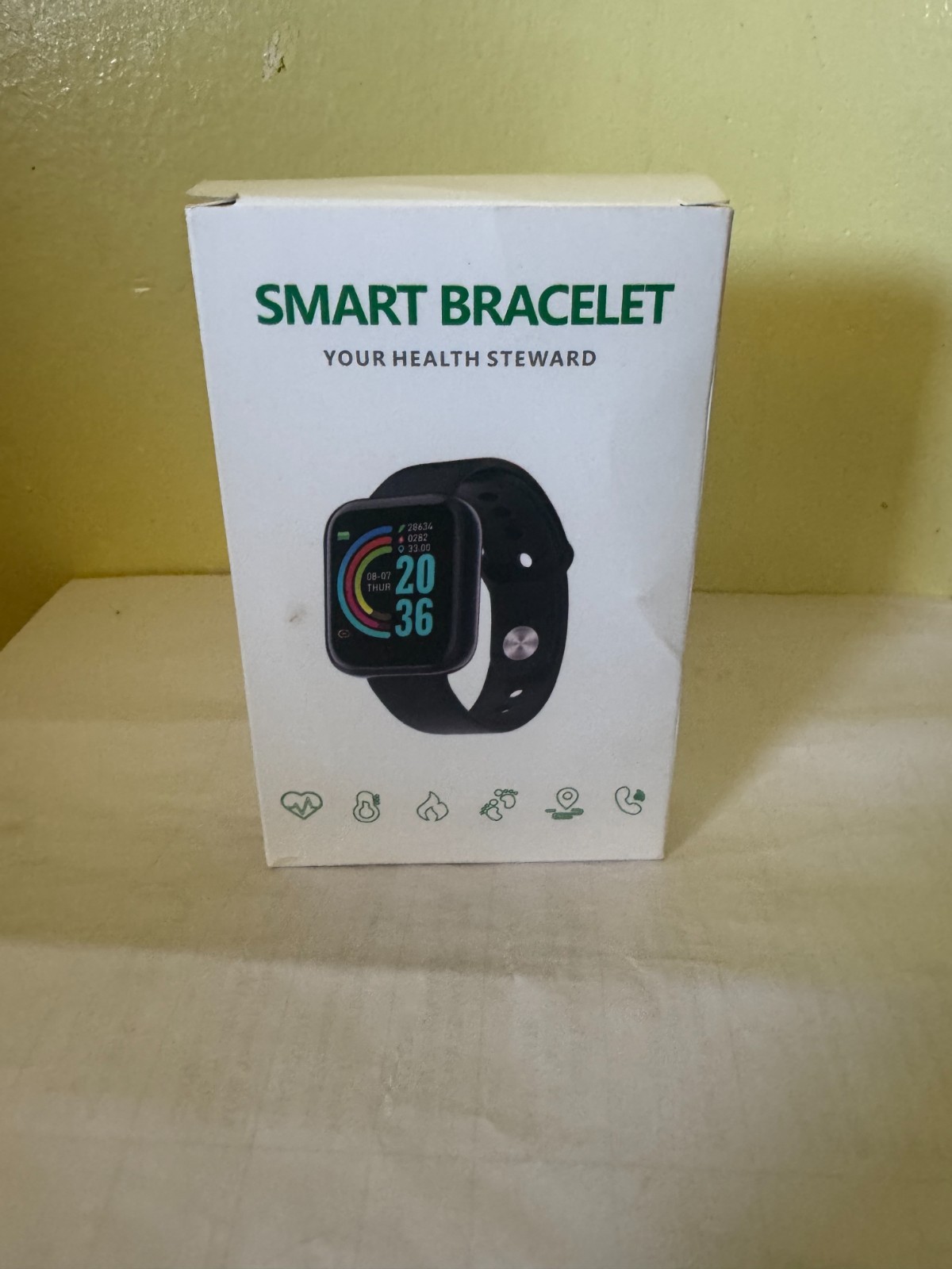 Letscom Smart Watch Fitness Tracker – Black (ID205L)