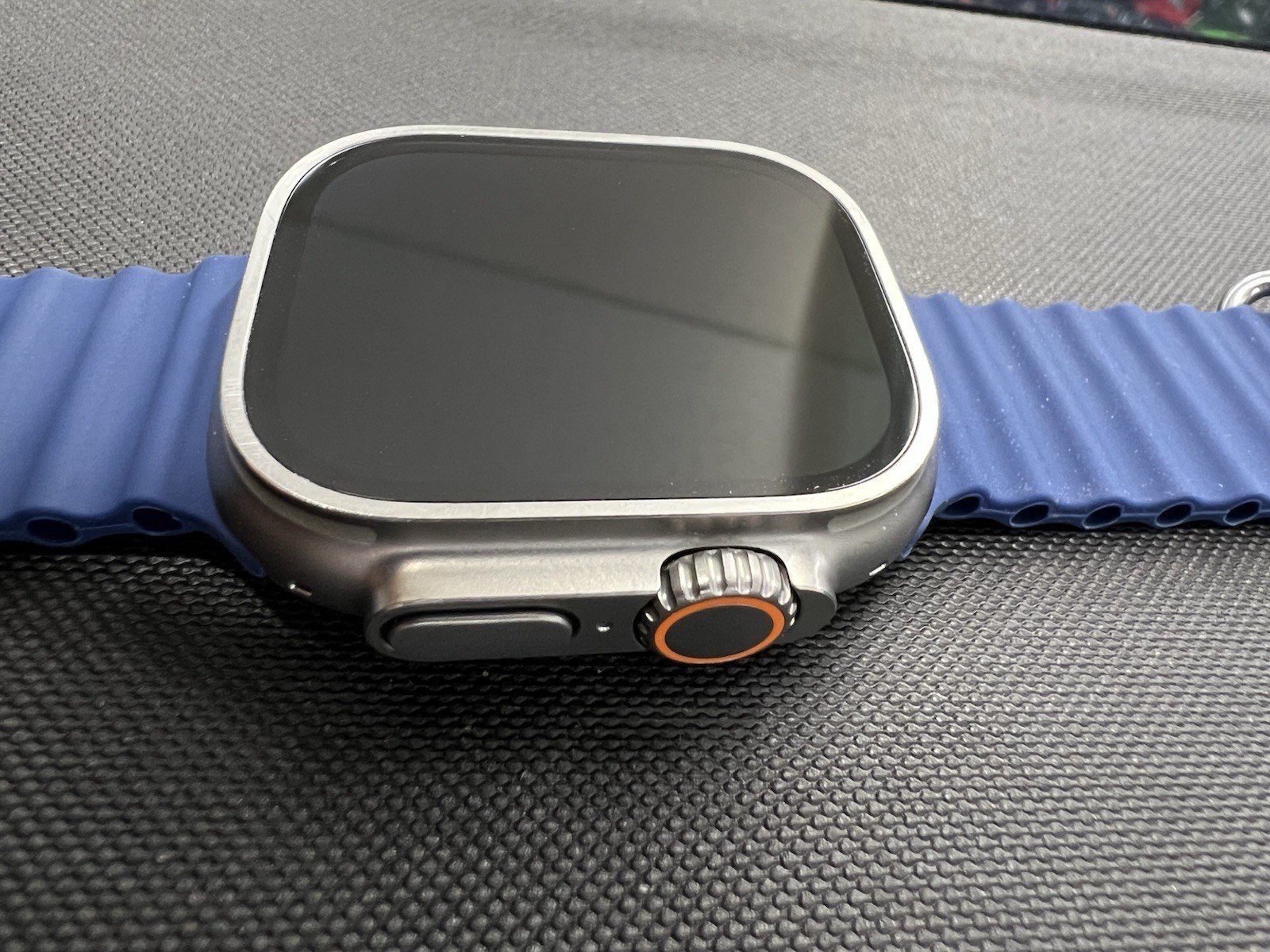 Apple Watch Ultra 49mm Titanium Case with Midnight Ocean Band EXCELLENT CONITION
