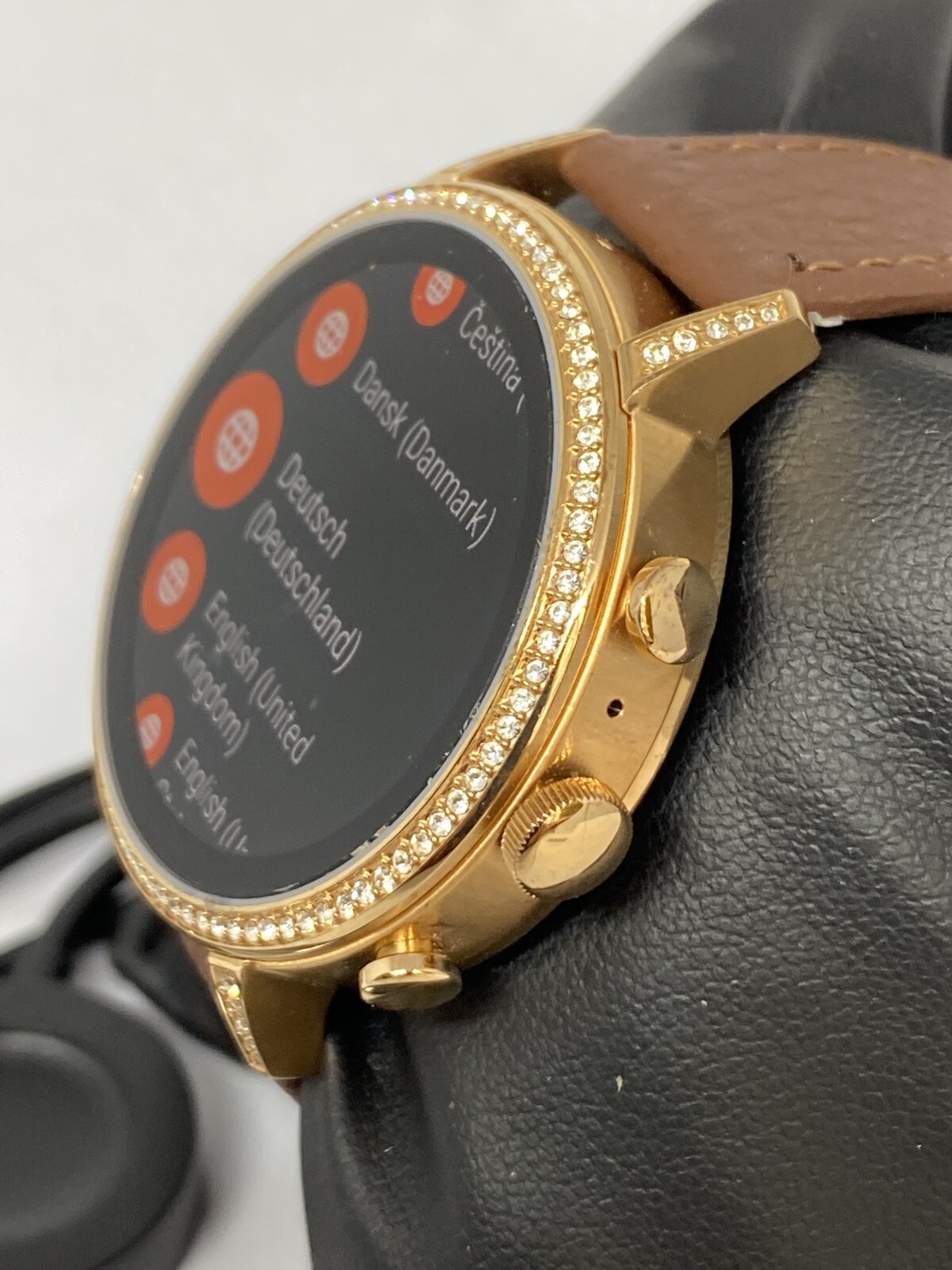 Fossil Gen 4 Authentic Digital Dial Smart Watch Custom Band FTW6011 LT422