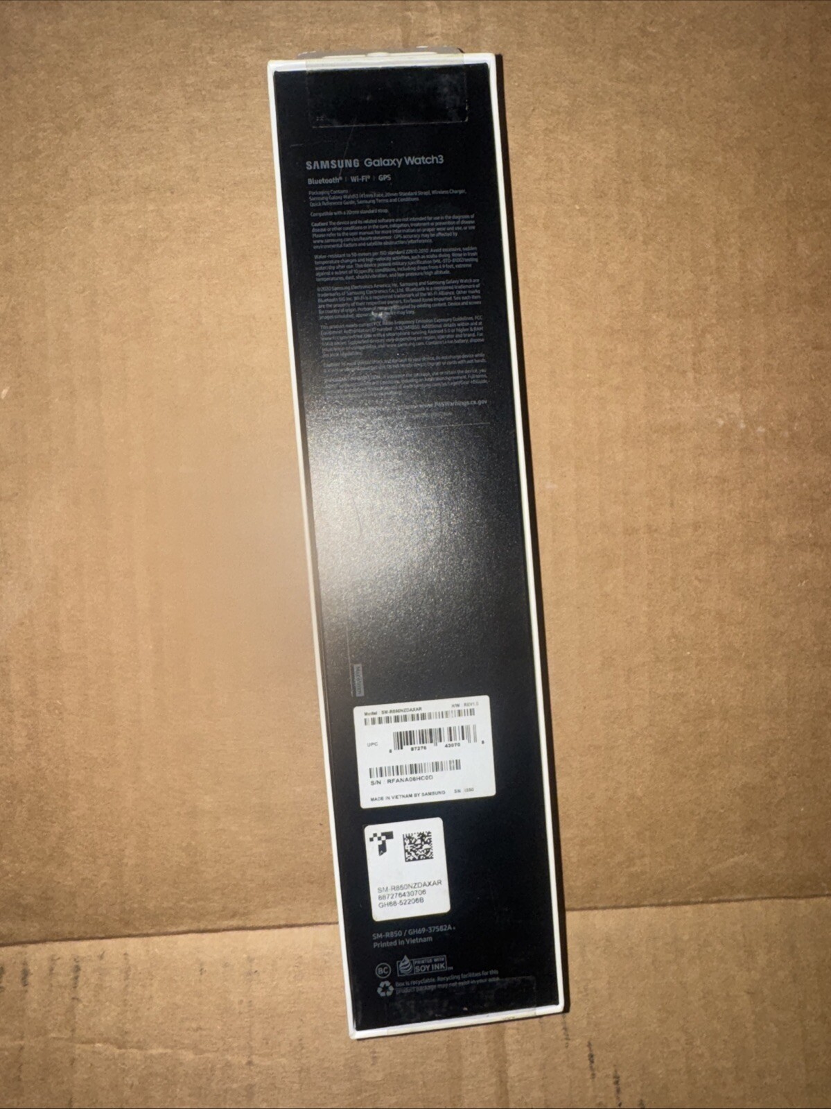 Samsung Galaxy Watch3 SM-R850 41mm Stainless Steel Case with Leather Strap -…