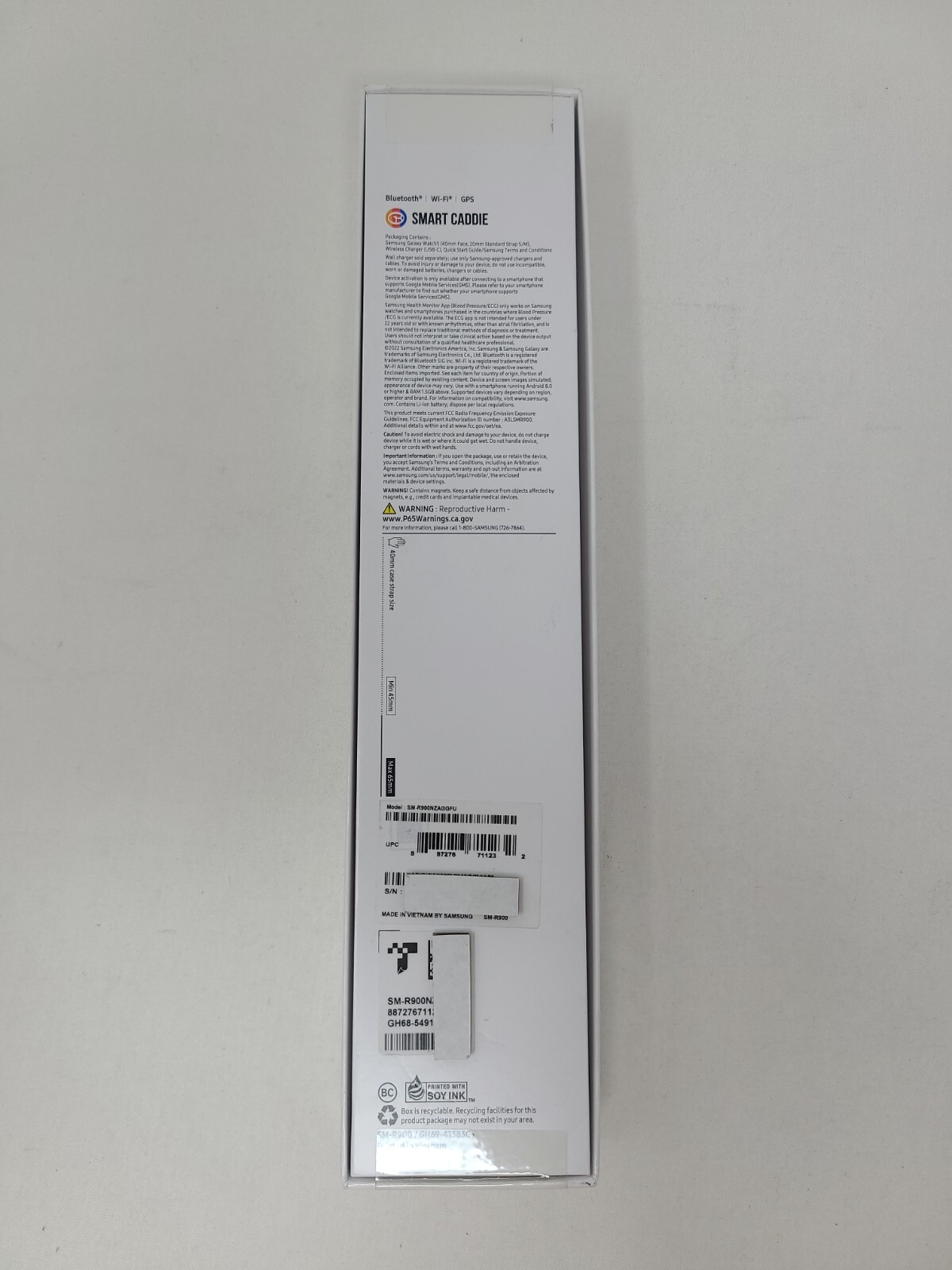 NEW Samsung Galaxy Watch 5 Golf Edition SM-R900 40mm Gray Bezel w/ Two-Tone Band