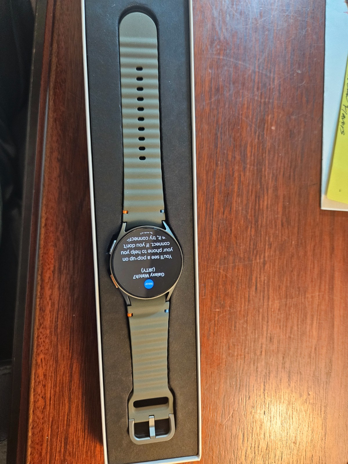 Samsung Galaxy Watch4 SM-R860 40mm Aluminum Case with Sport Band – Black…