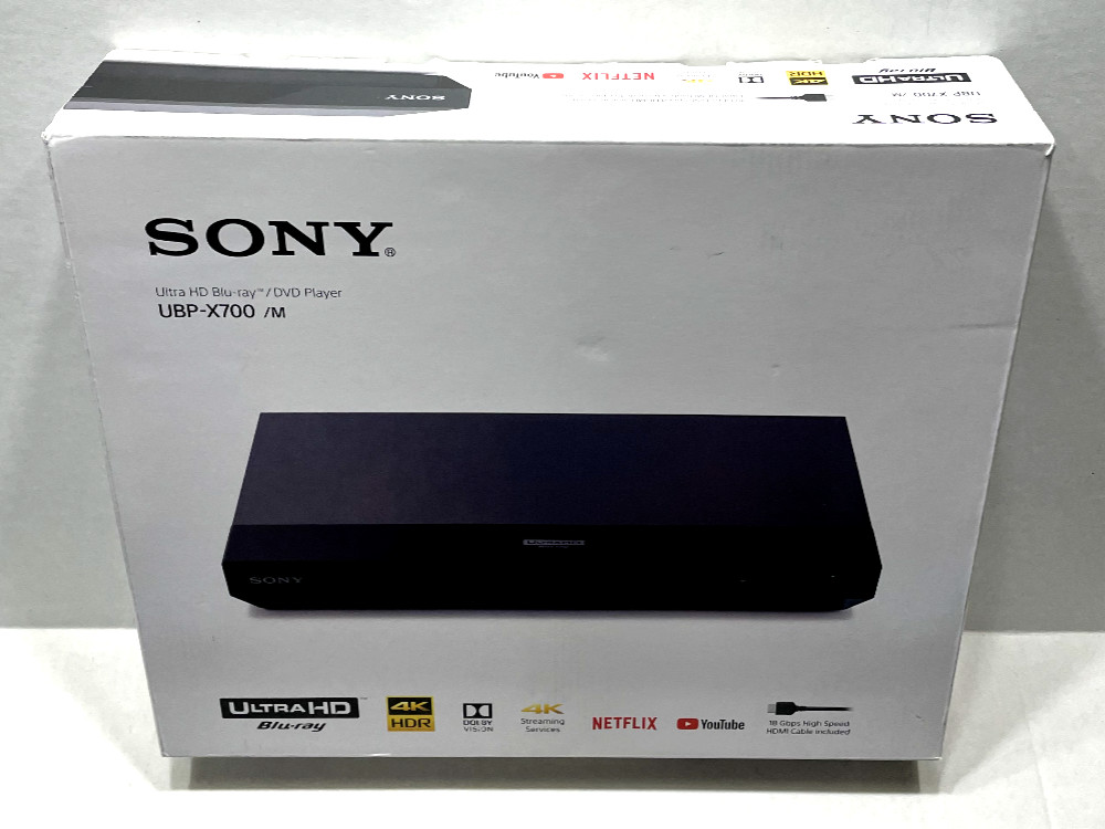 (0) Sony UBP-X700 HDR 4K UHD Network Blu-ray Disc Player (UBPX700/M) (NISB)