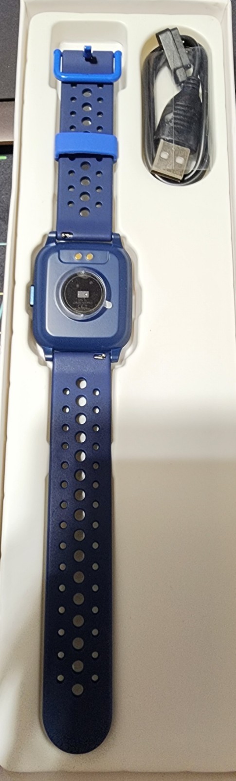 Kids Fitness Smart Watch H69 for Boys Girls Blue Heart Rate Pedometer Sleep