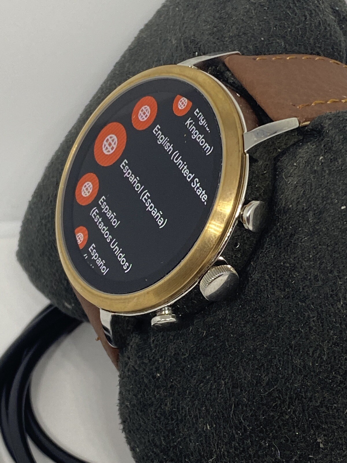 Fossil Gen 4 Authentic Digital Dial Smart Watch Custom Band FTW6016 AB471