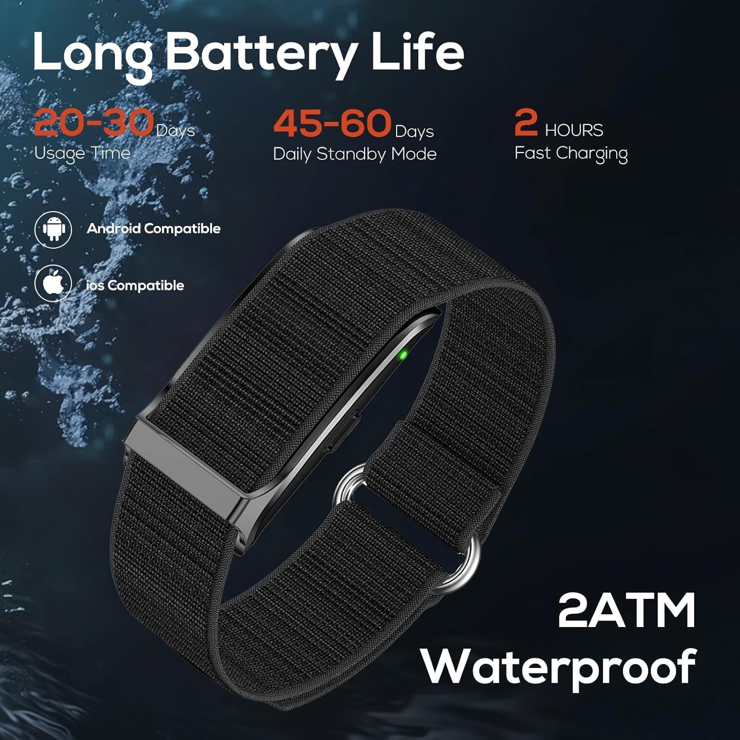 Health Smart Bracelet, Activity & Fitness Trackers/SpO2/ Heart Rate /Blood Pr…