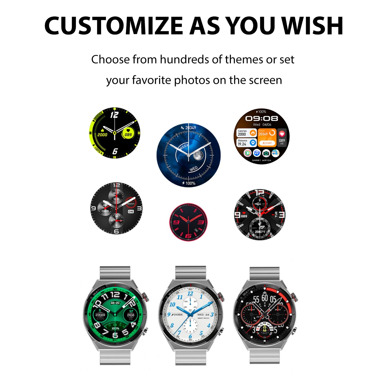 2023 GTT 2 NFC Smartwatch – ECG Monitoring, IOS Android Compatible, Call Feature