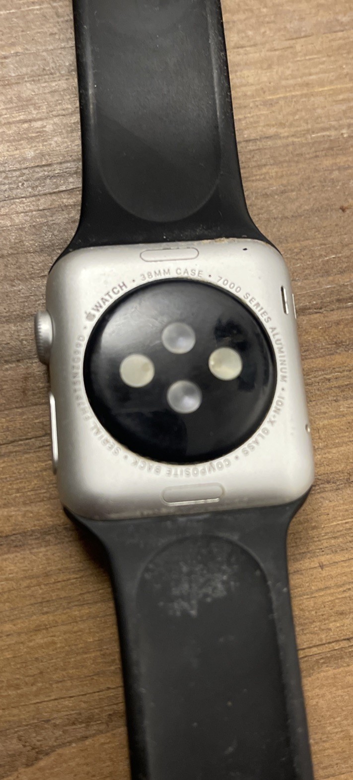 Apple Watch 38MM Case 7000 Series Silver (Turns On / Detachable Face)